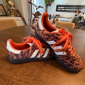 ADIDAS Sneakers in Leopard and Orange